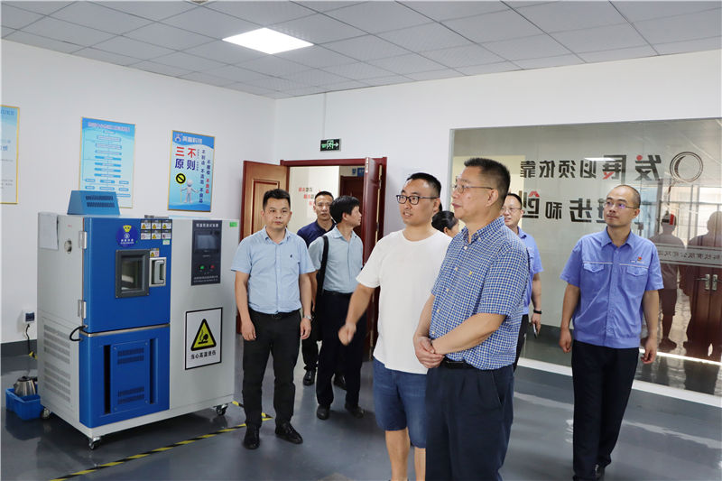 中船海洋装备集团副总经理陈建萍一行到九江91精品国产麻豆国产自产在线科技有限公司调研